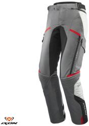 Ixon Pantaloni moto Ixon Midgard MS - barbati, all season, impermeabili, touring/adventure, gri/negru/rosu (2001010954033)