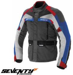 Seventy Degrees Geaca moto Seventy Degrees SD-JT43 - barbati, all season, impermeabila, touring, gri/rosu/albastru (SD2304314)