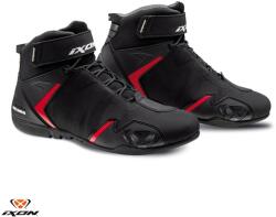 Ixon Ghete moto Ixon Gambler WP MS - barbati, all season, impermeabile, roadster, negru/rosu (5081110061058)