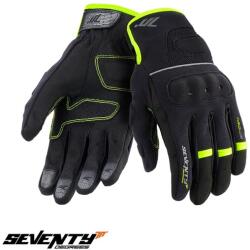 Seventy Degrees Manusi moto Seventy Degrees SD-C54 - barbati, vara, urban, degete tactile, negru/galben (SD1205403)