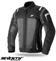 Seventy Degrees Geaca moto Seventy Degrees SD-JT44 - barbati, vara, impermeabila, touring, negru/gri (SD2304402)