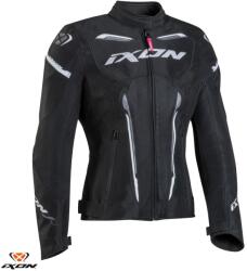 Ixon Geaca moto Ixon Striker AIR WPL LS - dama, vara, impermeabila, roadster/racing, negru/alb (1001020591015)