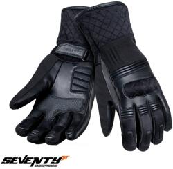 Seventy Degrees Manusi moto piele Seventy Degrees SD-T53 - dama, iarna, impermeabile, touring, negru (SD1305301)