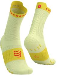 Compressport zokni Pro Racing Socks v4.0 Run High XU00046B - sárga 45/48