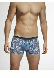 Cornette Boxeri barbati cu model vesel - Cornette Tattoo Mini M280-162 (Culoare: Blue, Marime: L) (27127)