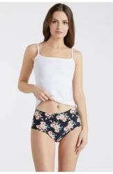 Julimex Chilot dama fara cusaturi, Invisible-Line Julimex Apricot Maxi - print floral (Marime: M)