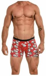 Cornette Boxeri barbati cu model vesel - Cornette Tattoo Mini M280-174 (Culoare: Rosu, Marime: S) (27130)
