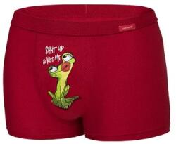 Cornette Boxeri barbati cu model - Cornette M010-071 Frog (Culoare: Rosu, Marime: L)