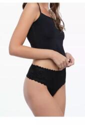 Julimex Chilot dama dantela fara cusaturi, talie inalta, Invisible-Line Julimex Bellie Maxi String- negru, rosu (Culoare: Rosu, Marime: M)