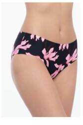 Julimex Chilot dama fara cusaturi, cu prin floral - Invisible-Line Julimex Cyclamen (Culoare: Negru, Marime: M) (30528)