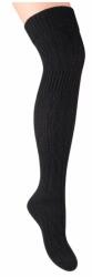 Steven Ciorapi peste genunchi din lana, negri - Steven S089-15 (Culoare: Negru, Marime: 35-37) (25327)
