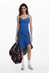 Desigual Pántos V-nyakú Farmer Ruha - Női - Kék