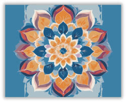  Színátmenetes Mandala Petal Formákkal - számfestő készlet