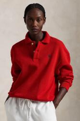 Ralph Lauren felső piros, női, sima, 211947966 - piros XL