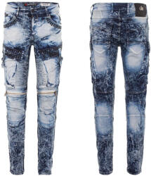 Cipo & Baxx pantaloni bărbați CD494 L: 34 regular slim Blugi 38