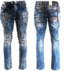 Cipo & Baxx pantaloni bărbătești CD418 L: 34 matlasare trendy Blugi 40