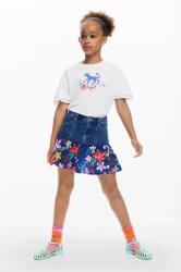 Desigual gyerek szoknya mini, harang alakú, 25SGFD01 - kék 104