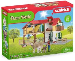 Schleich Schleich: Farm World - Falusi ház istállóval és állatokkal (42407) (SLH42407) - jatekwebshop