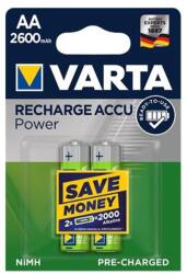 VARTA Akkumulátor ceruza VARTA Power AA előtöltött 2x2600mAh (5716101402) - forpami