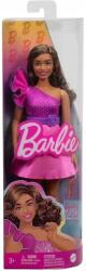 Mattel Barbie: Fashionista stílusos baba élénk pink ruhácskában - Mattel (FBR37/HRH22)