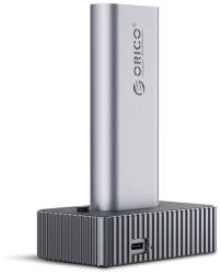 ORICO M. 2 SSD Dokkoló - IT18C3-GY (M. 2 NVMe -> USB-A/C, Max. : 8 TB, Max. : 10Gbps, szürke) (ORICO-IT18C3-GY-BP) - shop