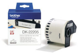 Brother DK-22205 62 mm x 30, 48 m öntapadós papírszalag tekercsben - tobuy