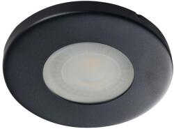 Kanlux MARIN CT-S80-B spot MR16 Álmennyezetbe építhető kör alakú IP44/20 spot keret (Fekete) (32501)