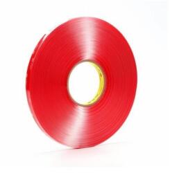3M VHB 4910-F dublă faţă-verso bandă adezivă acrilică, transparent, 1 mm, 19 mm x 33 m