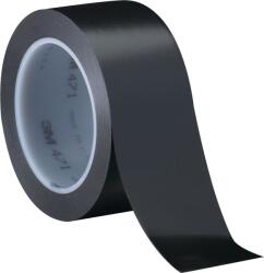 3M 471 Banda adeziva din PVC, 75 mm x 33 m, negru