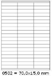 CDRmarket Etichete autoadezive 70 x 15 mm, 57 de etichete, A4, 100 coli