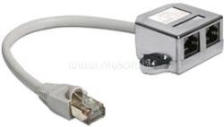 Delock RJ45 Port duplázó 1 x RJ45 dugó > 2 x RJ45 jack (2 x Ethernet) (DL65177) (DL65177)