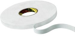 3M 9508W bandă adezivă dublă faţă-verso din spumă , alb, 19 mm x 66 m