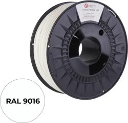 C-Tech 3DF-P-PETG1.75-9016 3D filament, PREMIUM LINE, PETG, alb trafic, RAL9016, 1, 75mm, 1kg