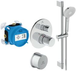 Ideal Standard CeraTherm - Zuhanyszett rejtett termosztáttal, testtel, 3 vízsugár, króm A7598AA (A7598AA)