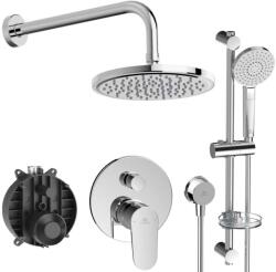 Ideal Standard Cerafine O - Zuhanyszett rejtett csapteleppel, testtel, 3 vízsugár, átmérő 20 cm, króm BD189AA (BD189AA)