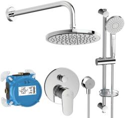 Ideal Standard Cerafine O - Zuhanyszett rejtett csapteleppel, testtel, 3 vízsugár, átmérő 20 cm, króm BD190AA (BD190AA)