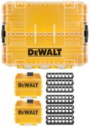 DEWALT Tartozékok - Tough Case kis és közepes méretű szervező és bit-tálca készlet DT70803 (DT70803)