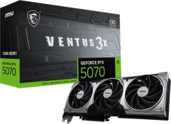 MSI GeForce RTX 5070 VENTUS 3X OC 12GB GDDR7 192bit (GeForce RTX 5070 12G VENTUS 3X OC) Videokártya