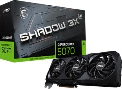 MSI GeForce RTX 5070 SHADOW 3X OC 12GB GDDR7 192bit Videokártya