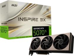 MSI GeForce RTX 5070 Ti INSPIRE 3X OC 16GB GDDR7 256bit Videokártya