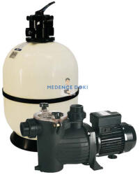  Aquarius Plus Szűrőszett TOP 450 tartály + Basic 6m3/h előszűrős medence szivattyú (048606) (048606) - medencetuning