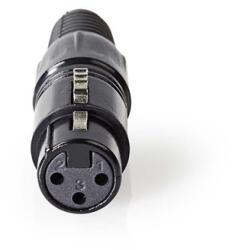 Nedis COTP15902BK szerelhető XLR aljzat (COTP15902BK) - bestbyte