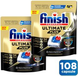 Finish Ultimate Plus mosogatógép kapszula mosogatószer csomag, 2x54 db, 108 mosás
