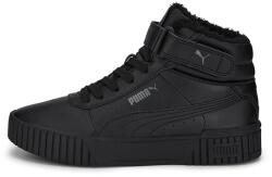 PUMA Puma, Carina 2.0 tépőzáras műbőr sneaker, Fekete, 38.5 EU (387380-01-5.5)