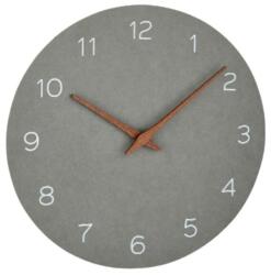 Mercaton Mercaton® precíziós dekoratív óra, MDF, átmérő 30, 2 cm, falra rögzíthető, kvarc szerkezet, szürke (MCABI-60.3054.10)