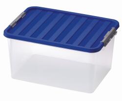 Heidrun Clipbox átlátszó tárolódoboz 38L clippes (401605)
