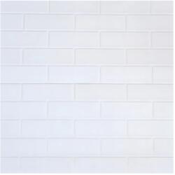 SDEPOT 20 db SDEPOT® tapétalap készlet, 3mm vastag, 70x77 cm, téglamintás, egyszerű, fehér (SET20_TAPET_06_ALB)