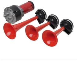 AUTOMAX Kompresszoros autós kürt 3 szólamú, fanfár, 12V (6131) - aruhaz