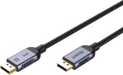 Unitek C1626GY01-1.5M DisplayPort kábel 1, 5 M Fekete, Szürke (C1626GY01-1.5M)