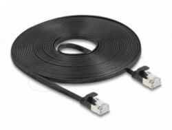 Delock RJ45 lapos patch kábel apa - apa Cat. 6A U/FTP 7.5 m fekete (81168)
